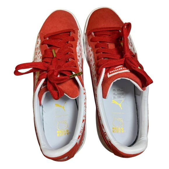 Puma Suede Classic x Hello Kitty 50th Anniversary Sneakers — Women's 9 - Picture 10 of 15
